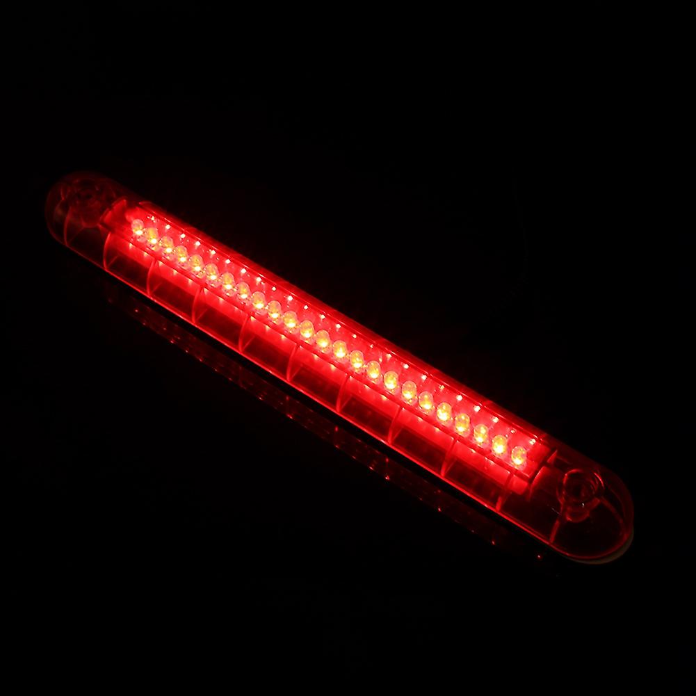 Universal Red 24 Led Car High Mount Third 3rd Brake Stop Tail Light Lamp 12v