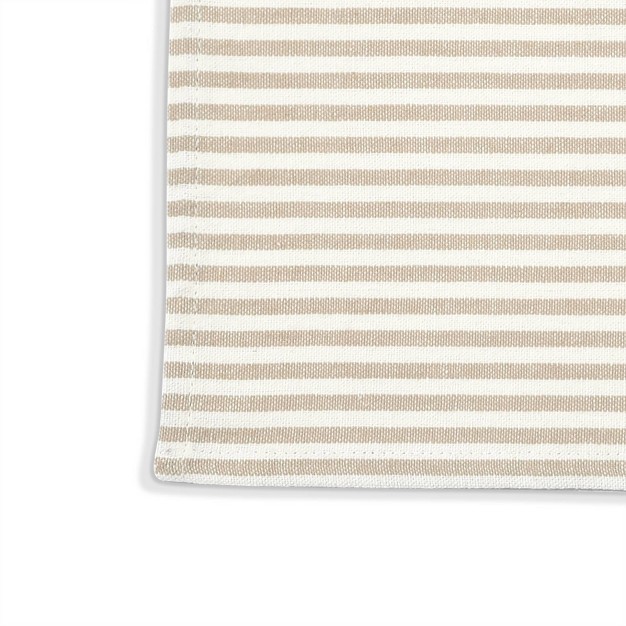 4pk Cotton Farmhouse Ticking Stripe Napkins Lush D cor