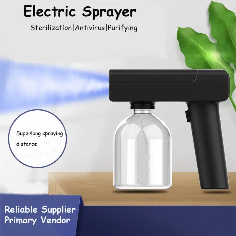 Disinfection Sprayer Electric Fogger Disinfection Water Atomizer Sprayer Machine Wireless Steam Spray Guns