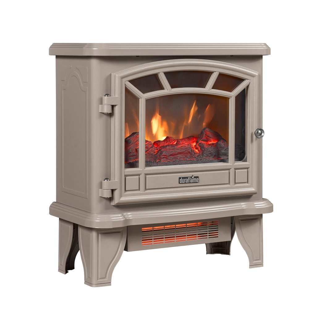 Duraflame® Infrared Quartz Electric Fireplace Stove Heater, Cream