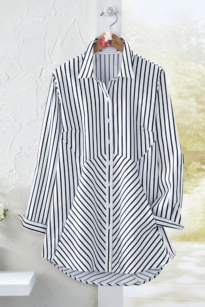 Wayward Stripes Easy Care Tunic