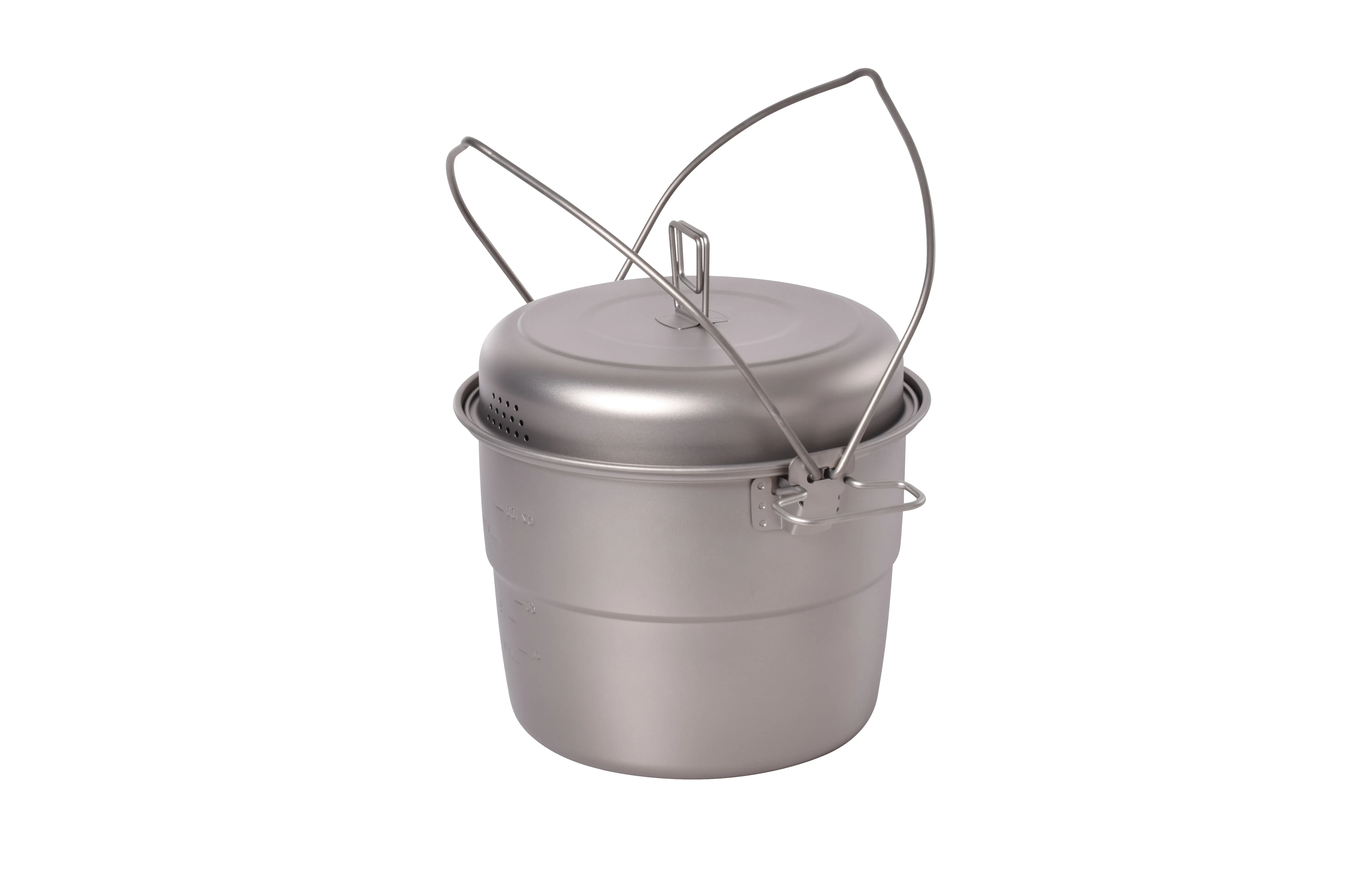 5500ml Hot Sale Portable Camping Pot Hanging Pot Picnic Equipment for Outdoor