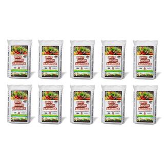Brut Worm Farms Organic Worm Castings Soil Builder 30 Pound Bag (10-Pack) 10 x IC-PNPE-MSK3
