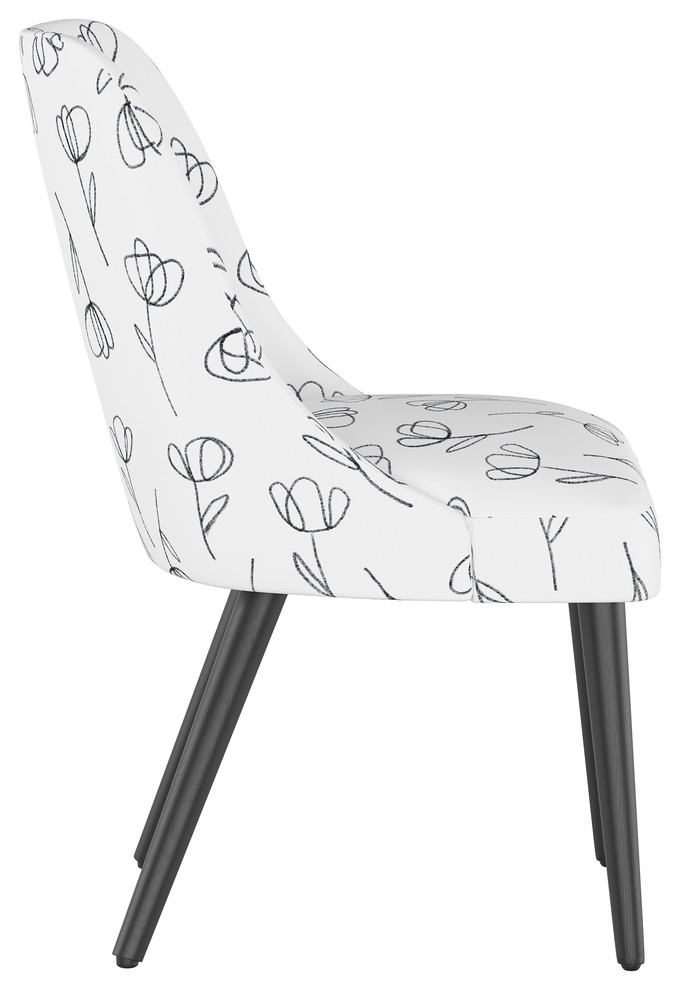 Markham Rounded Back Dining Chair   Midcentury   Dining Chairs   by Skyline Furniture Mfg Inc  Houzz