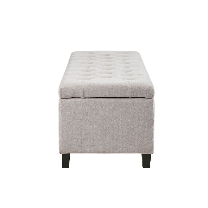 Madison Park Shandra Top Soft Close Tufted Storage Ottoman