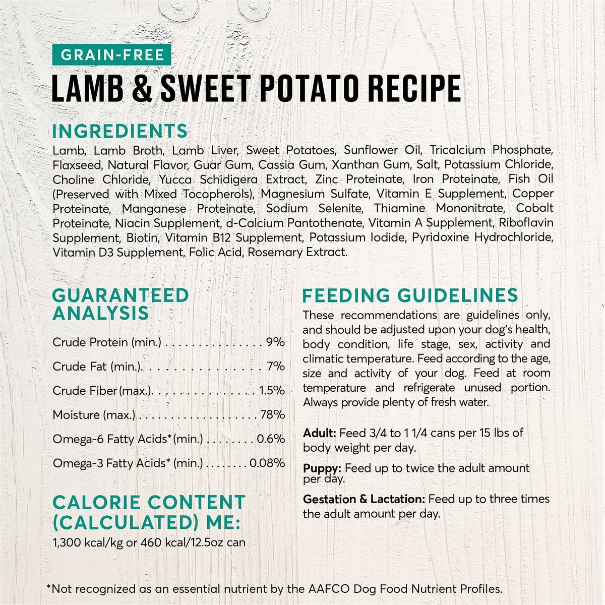 American Journey Limited Ingredient Diet Lamb and Sweet Potato Recipe Grain-Free Canned Dog Food