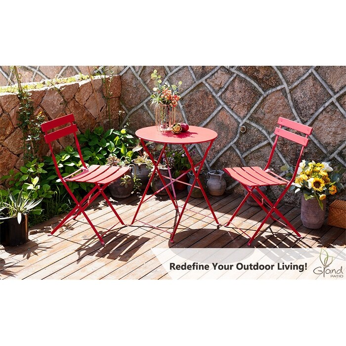 Grand Patio Parisian Stylish Outdoor Bistro Set