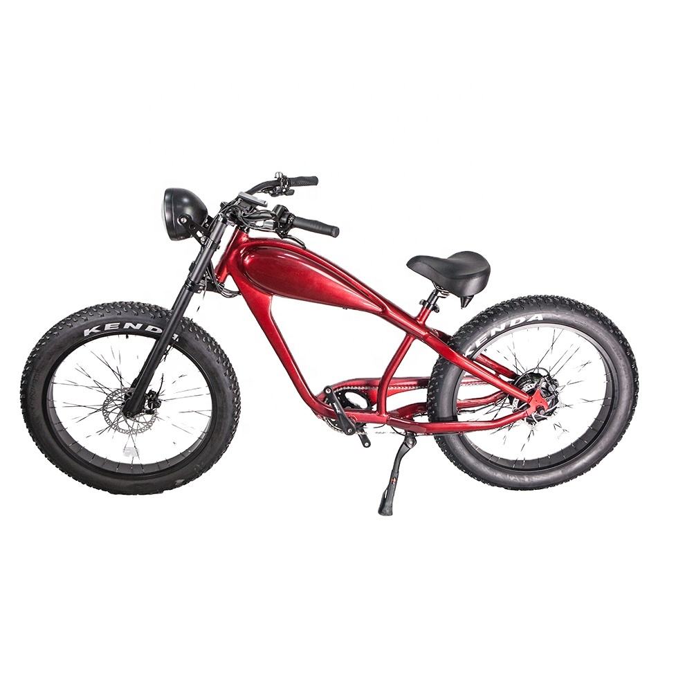 2022 powerful electric bicycle 750w retro cruiser ebike fat e bikes with long range from china