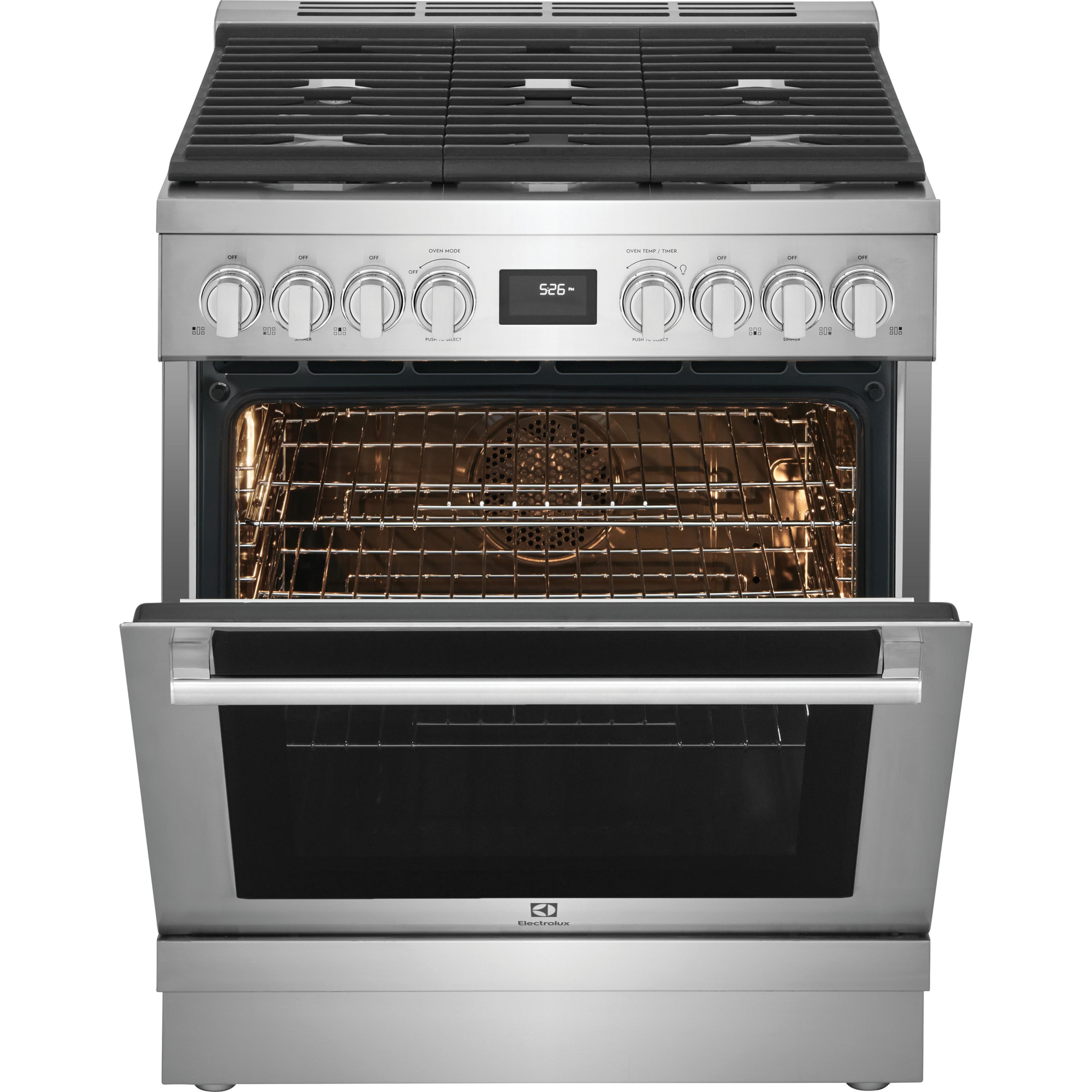 Electrolux 30-inch Dual-Fuel Freestanding Range ECFD3068AS