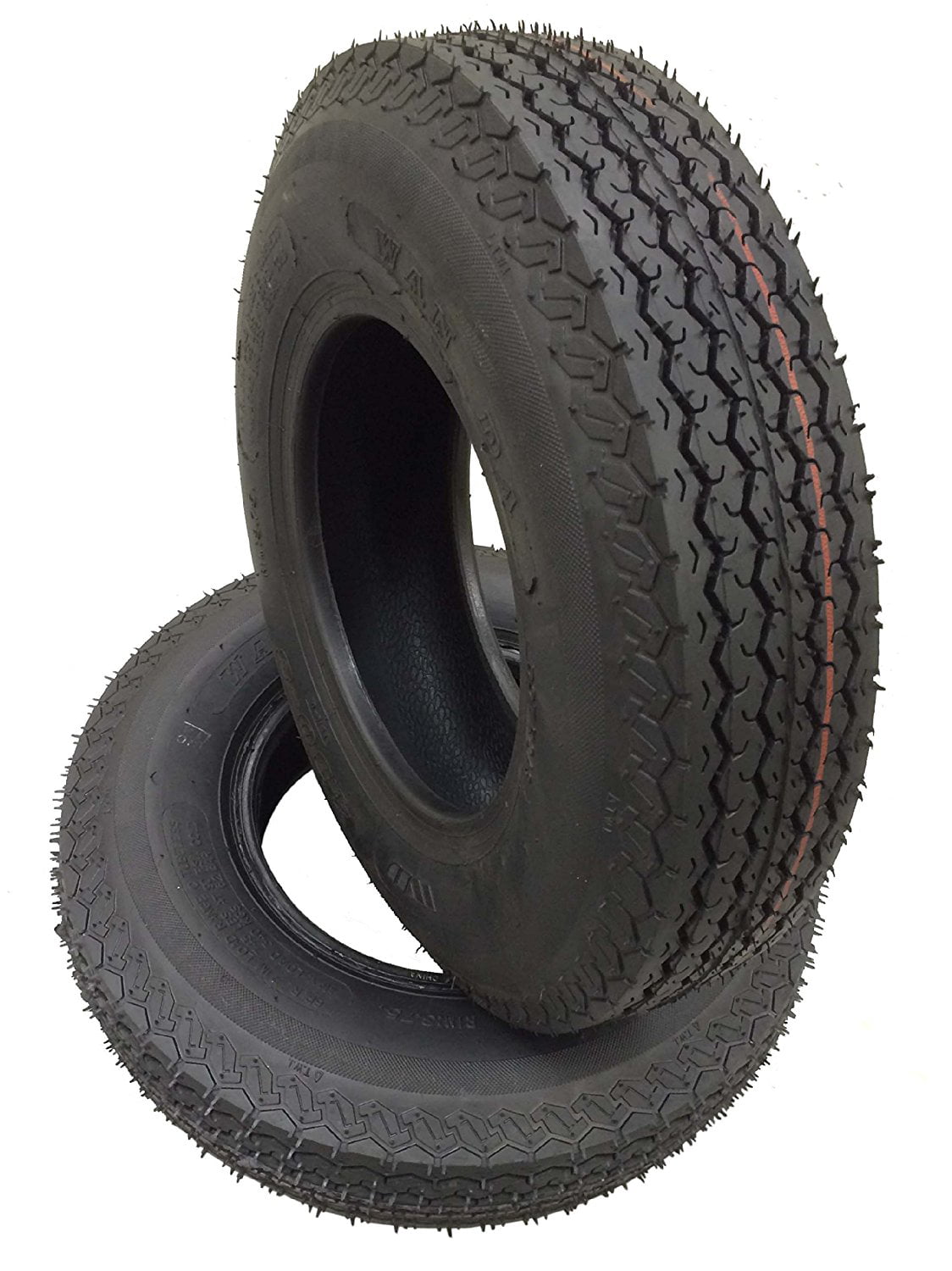 Set of 2 New Highway Boat Motorcycle Trailer Tires 4.80-8 6PR Load Range C - 11029