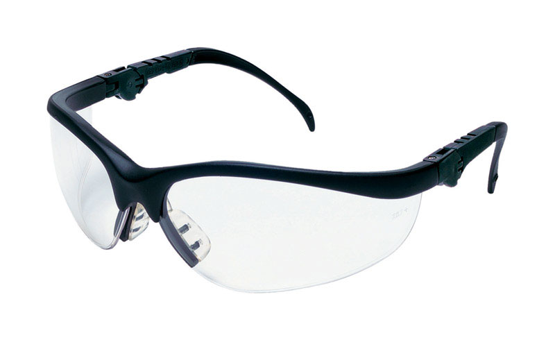 Safety Works Klondike Plus Safety Glasses Clear Lens Black Frame 1 pc