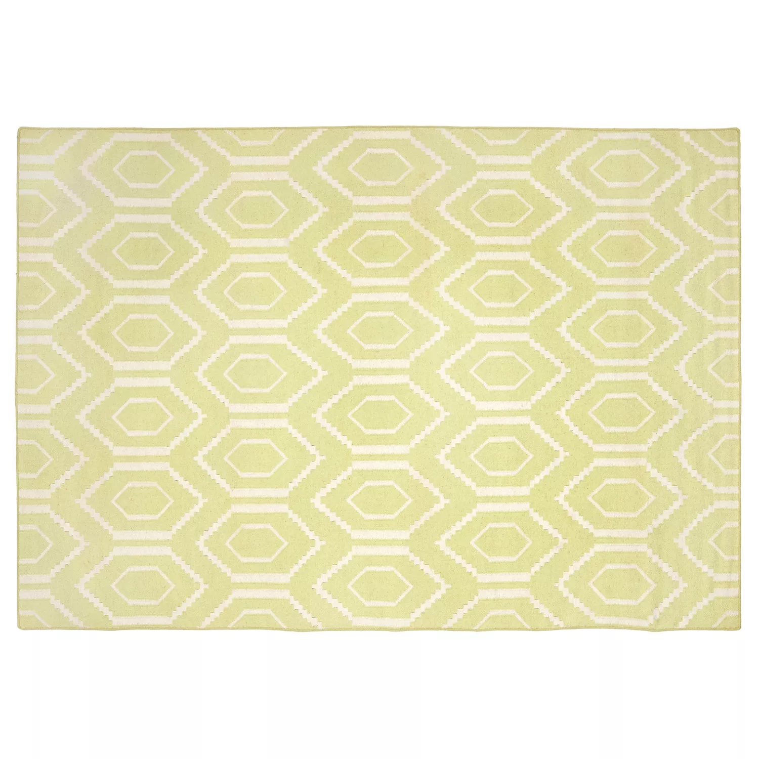 Safavieh Dhurries Flat Hex Handwoven Flatweave Wool Rug