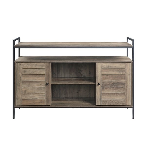 43 to 60 in Industrial Baina Wooden TV Stand TV Console with Multi-Storage