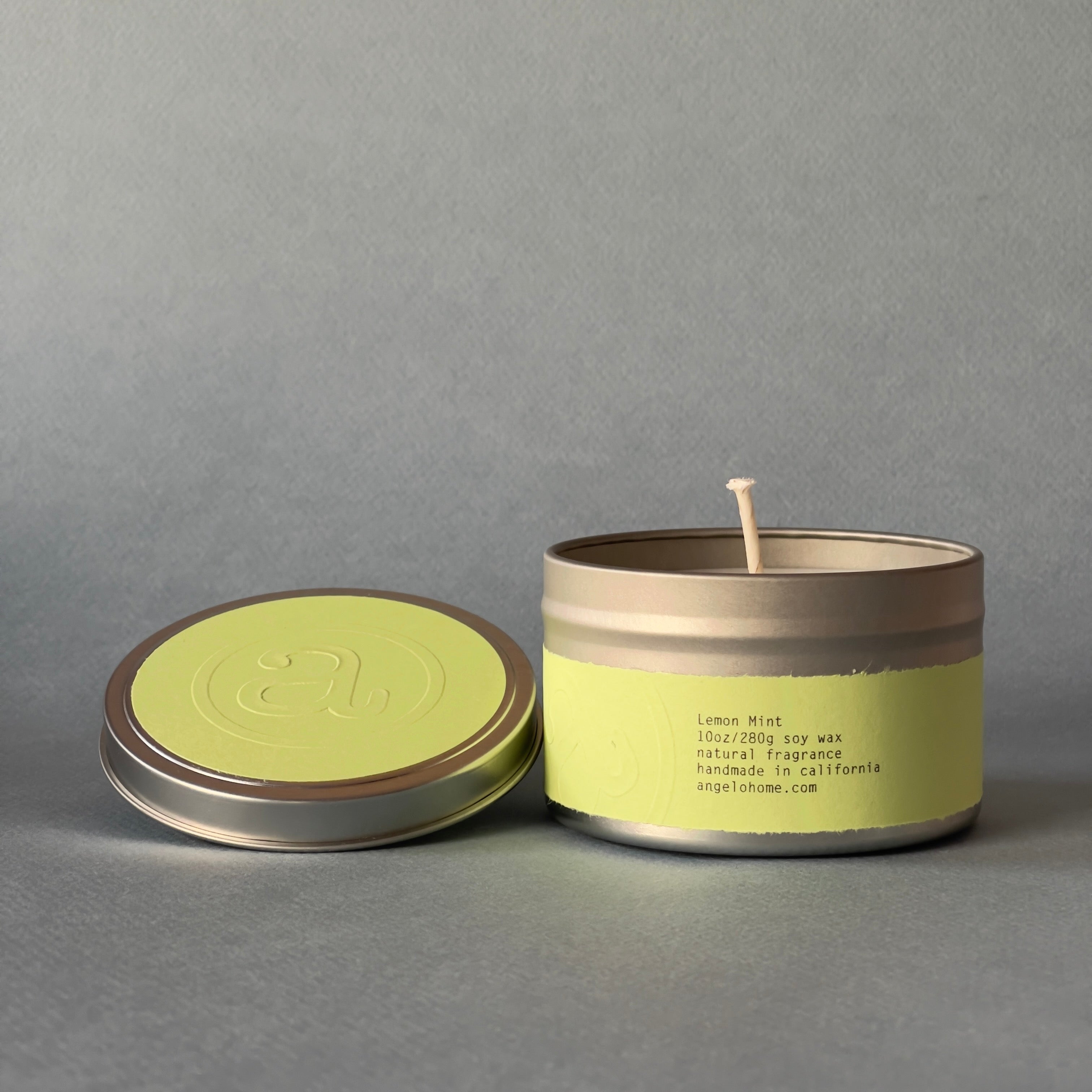 angelo:HOME Lemon Mint Scented Candle