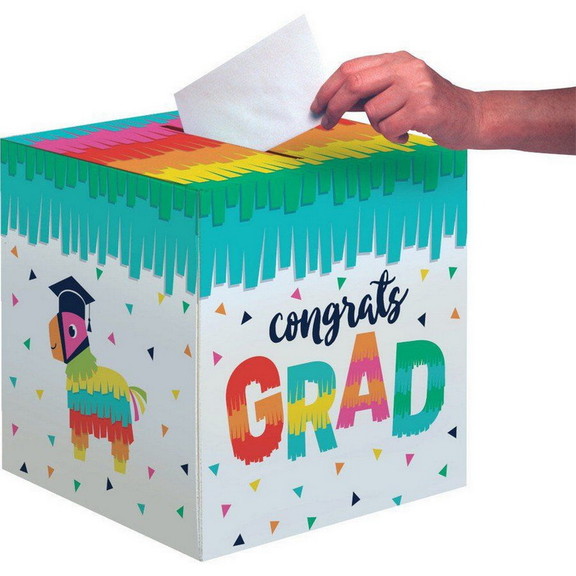 Creative Converting 640969 Fiesta Fun Grad Card Bo...