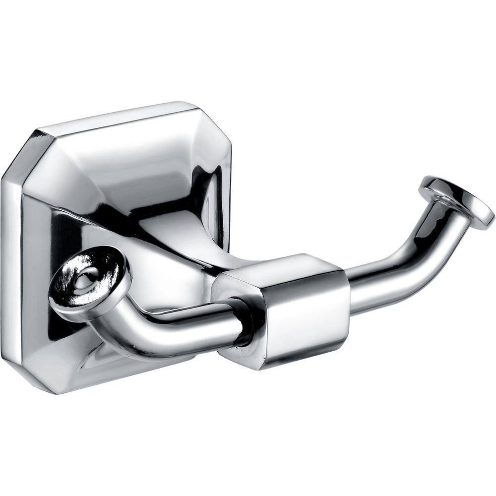 Paradise Bathworks Valhalla Double Robe Hook in Chrome 65426