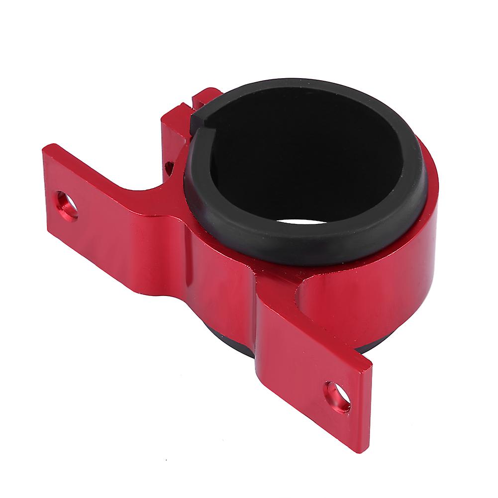 Aluminum Alloy 50mm Car Fuel Pump Mounting Bracket Single Filter Clamp Cradle Red