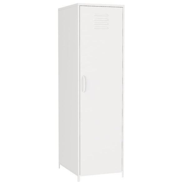 Metal Armoires Locker Cabinet for Kid with Hanging Rod and Shelves - - 36905280