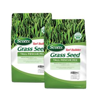 Scotts Turf Builder 7 lbs. Grass Seed Tall Fescue Mix Grows Deep Roots for a Durable Livable Lawn (2-Pack) VB02417