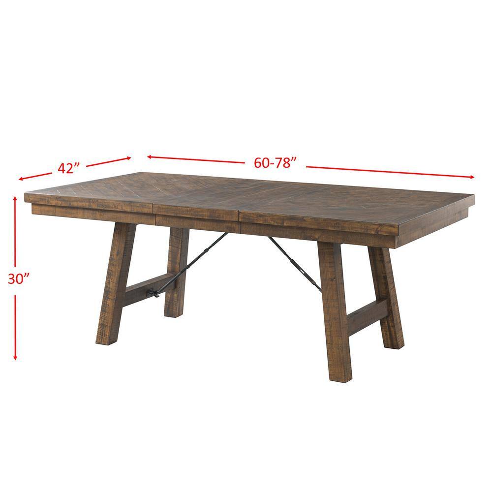 Dex Smokey Walnut Dining Table DJX100DTB