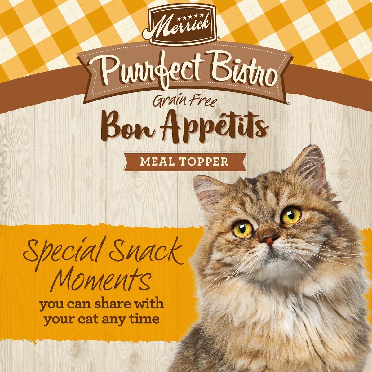 Merrick Purrfect Bistro Bon Appetits Grain-Free Chicken Recipe Chunks in Gravy Adult Cat Food Pouches