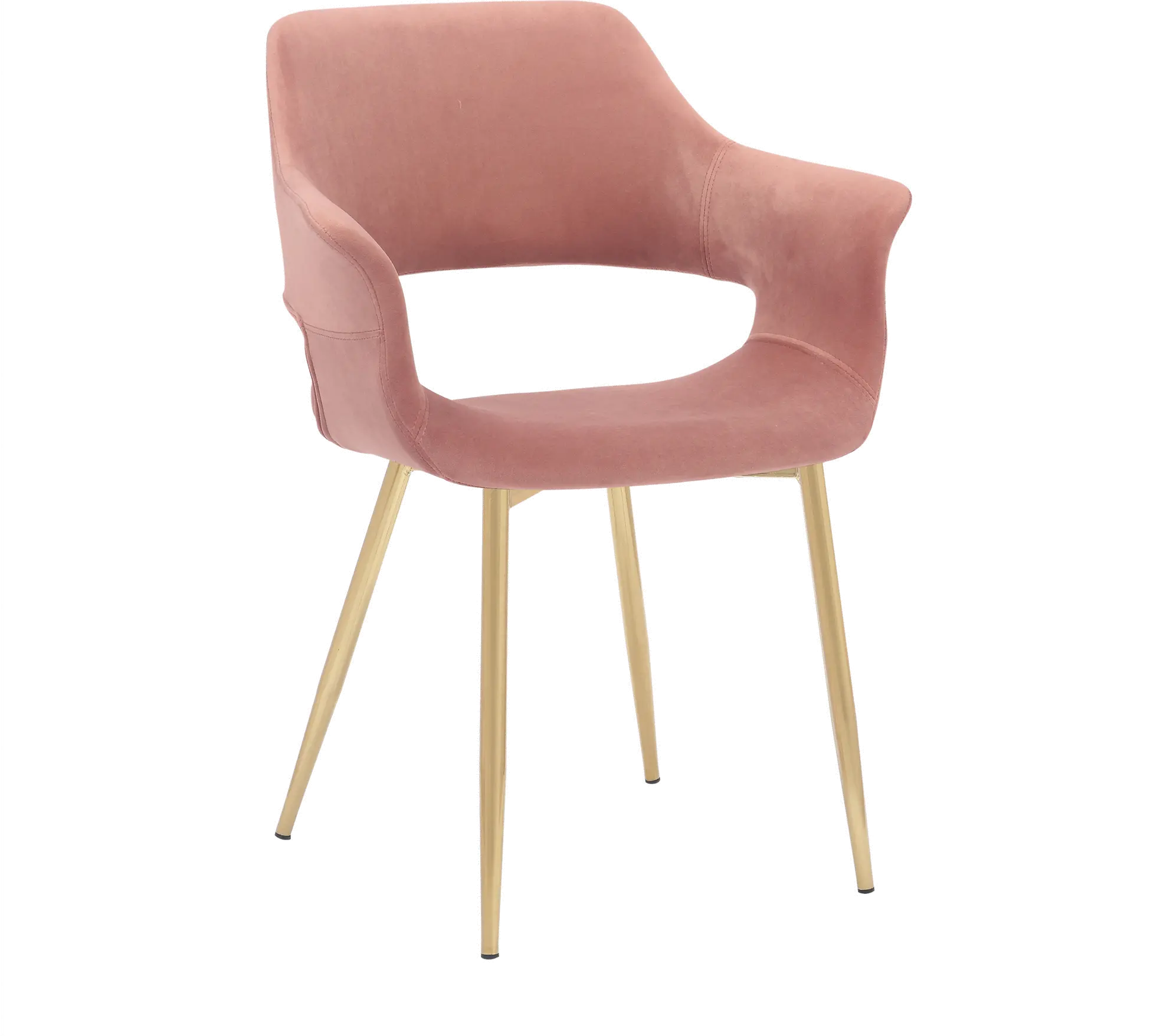 Gigi Pink Dining Room Arm Chair (Set of 2)