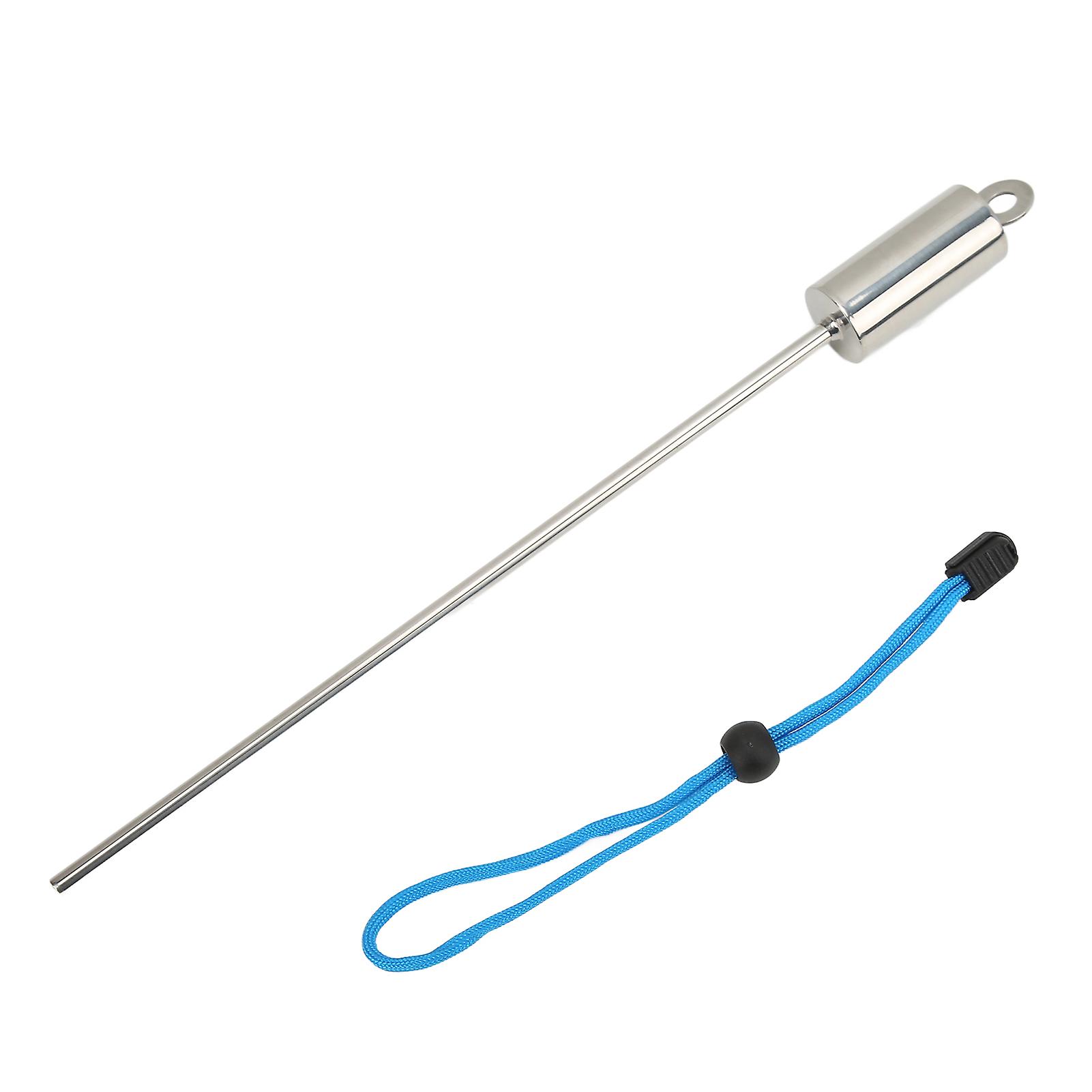 Tooke 30cm Diving Stick Pointer Rod With Scale Underwater Shaker Noise Maker With Lanyardblue