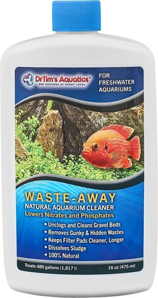 Dr. Tim's Aquatics Waste-Away Natural Aquarium Cleaner for Freshwater Aquariums