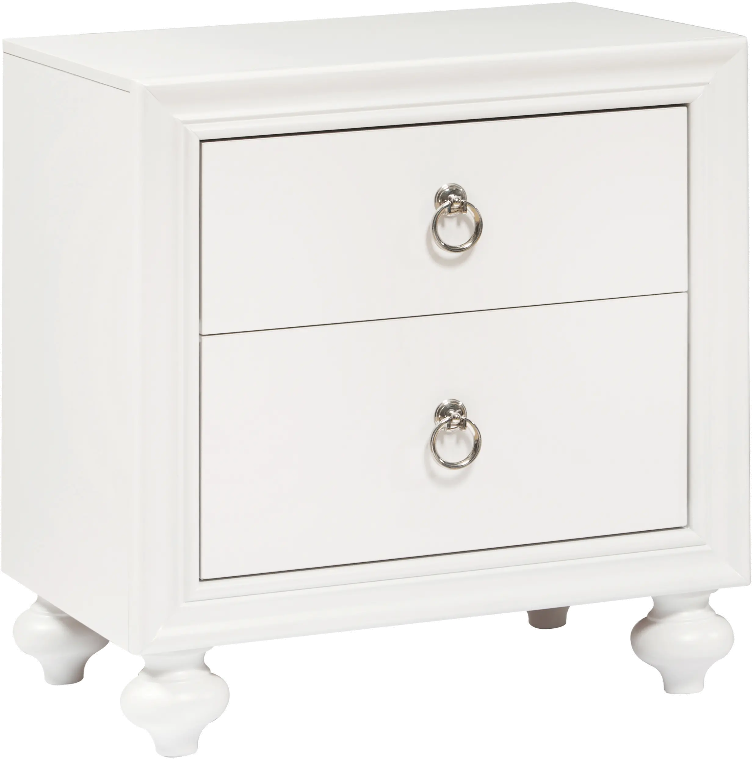 Bella White Nightstand