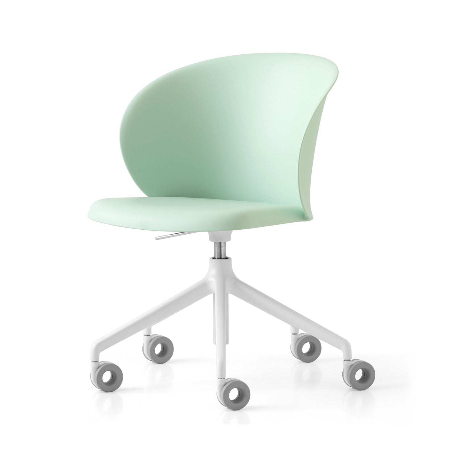 Tuka Indoor/Outdoor Optic White Base Swivel Office Chair