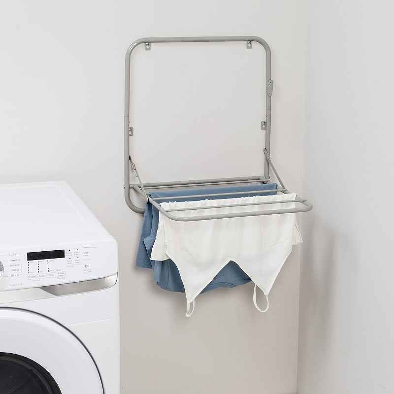 Honey-Can-Do Collapsible Wall-Mounted Clothes Drying Rack