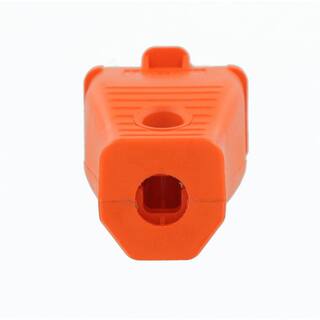 Leviton 15 Amp 125-Volt 3-Wire Grounding Connector Orange 3W102-OR