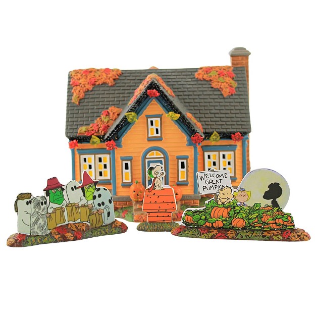 Department 56 House Trick or treat Lane W Peanuts Decorative Figurines