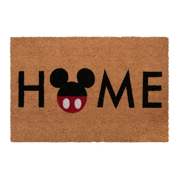 Mickey Mouse 2pk Home Hello Coir Door Mats