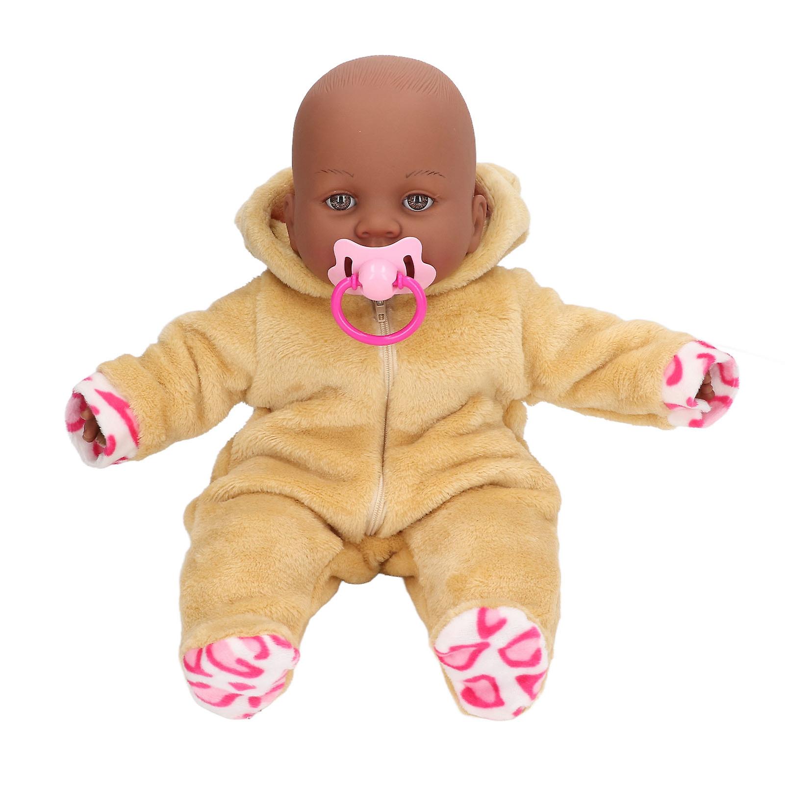 16 Inch Lifelike Newborn Baby Doll Cute Soft Vinyl Doll Toy for Babys Kids Infants