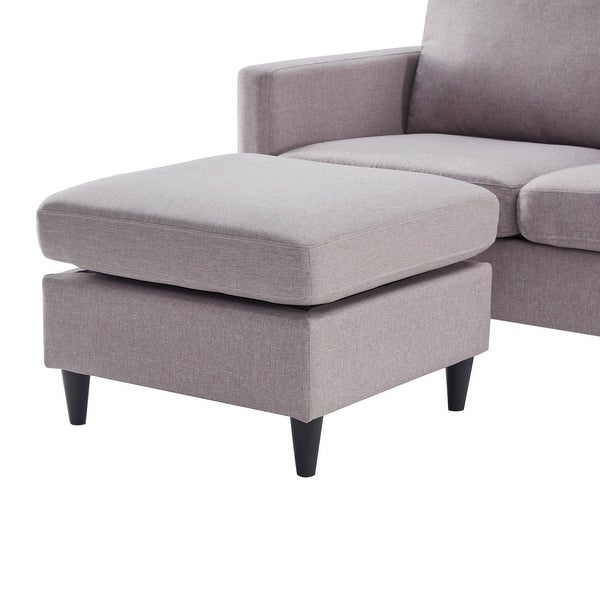 3-Seater Reversible Sectional Sofa Couch with Side Pocket