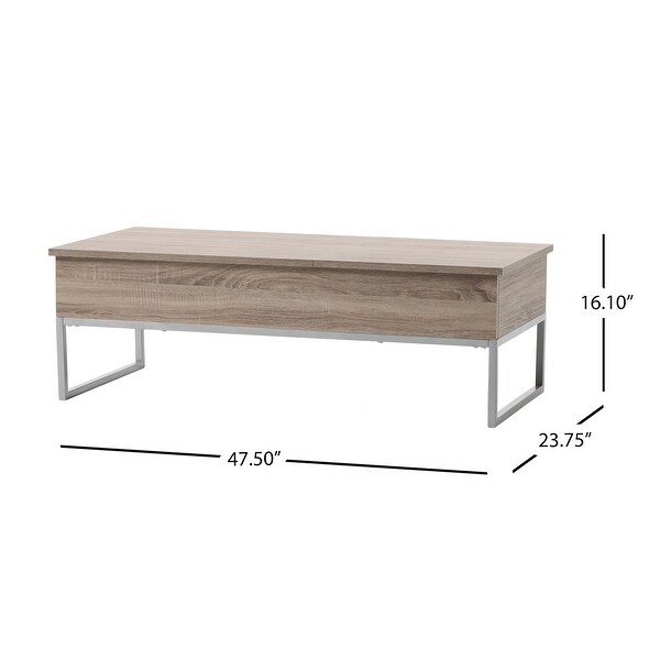 Christopher Knight Home Dual Lift-top Wood Storage Coffee Table