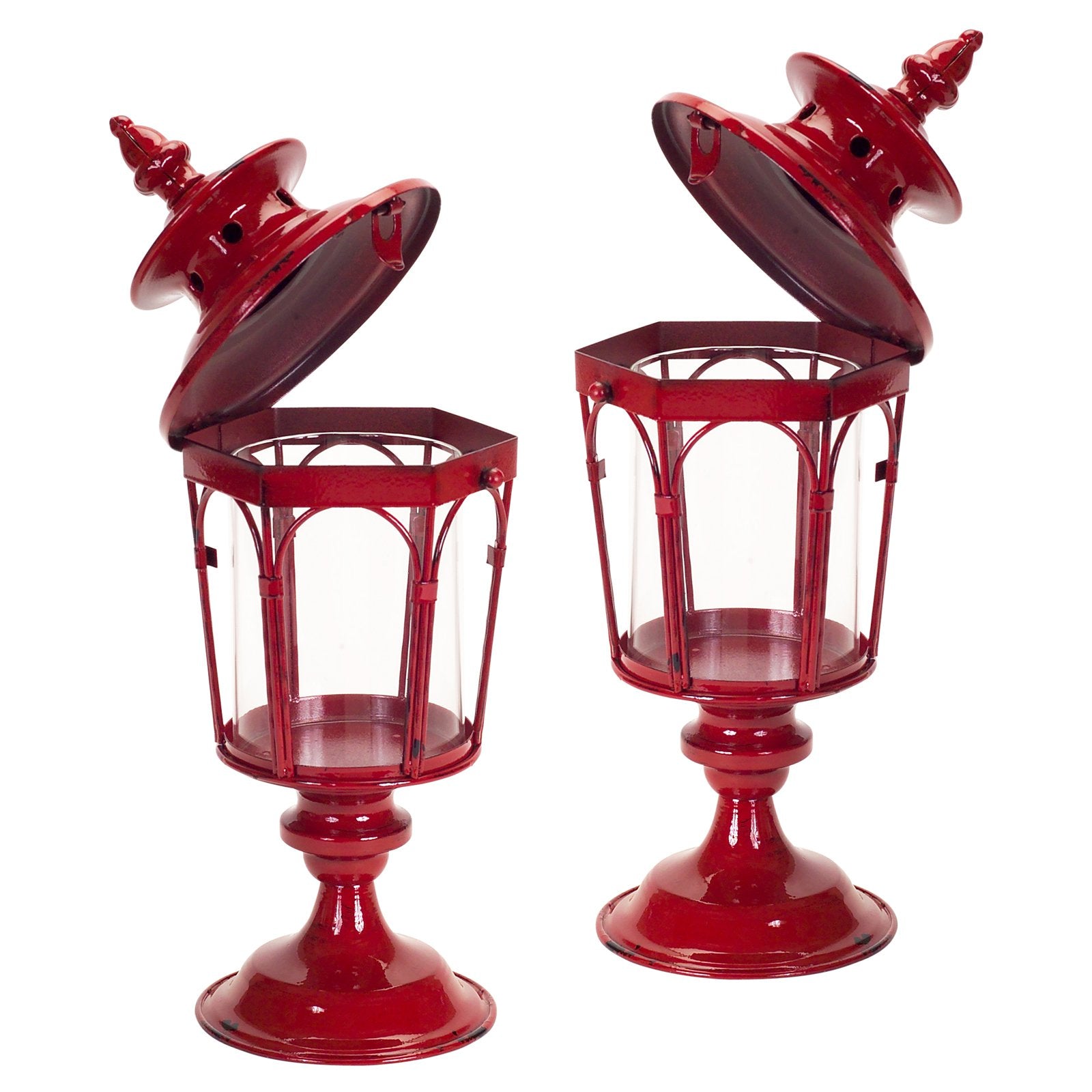 Melrose International Traditional Lantern - Set of 2