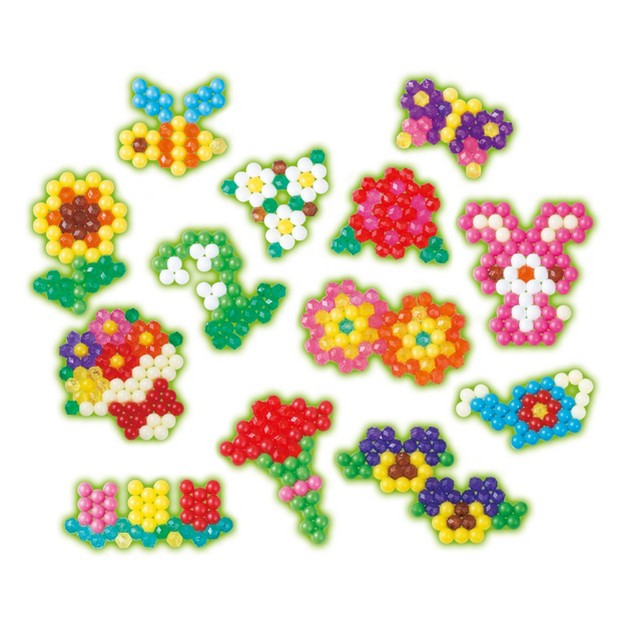 Aquabeads Flower Garden Set Theme Bead Refill With Over 600 Beads And Templates