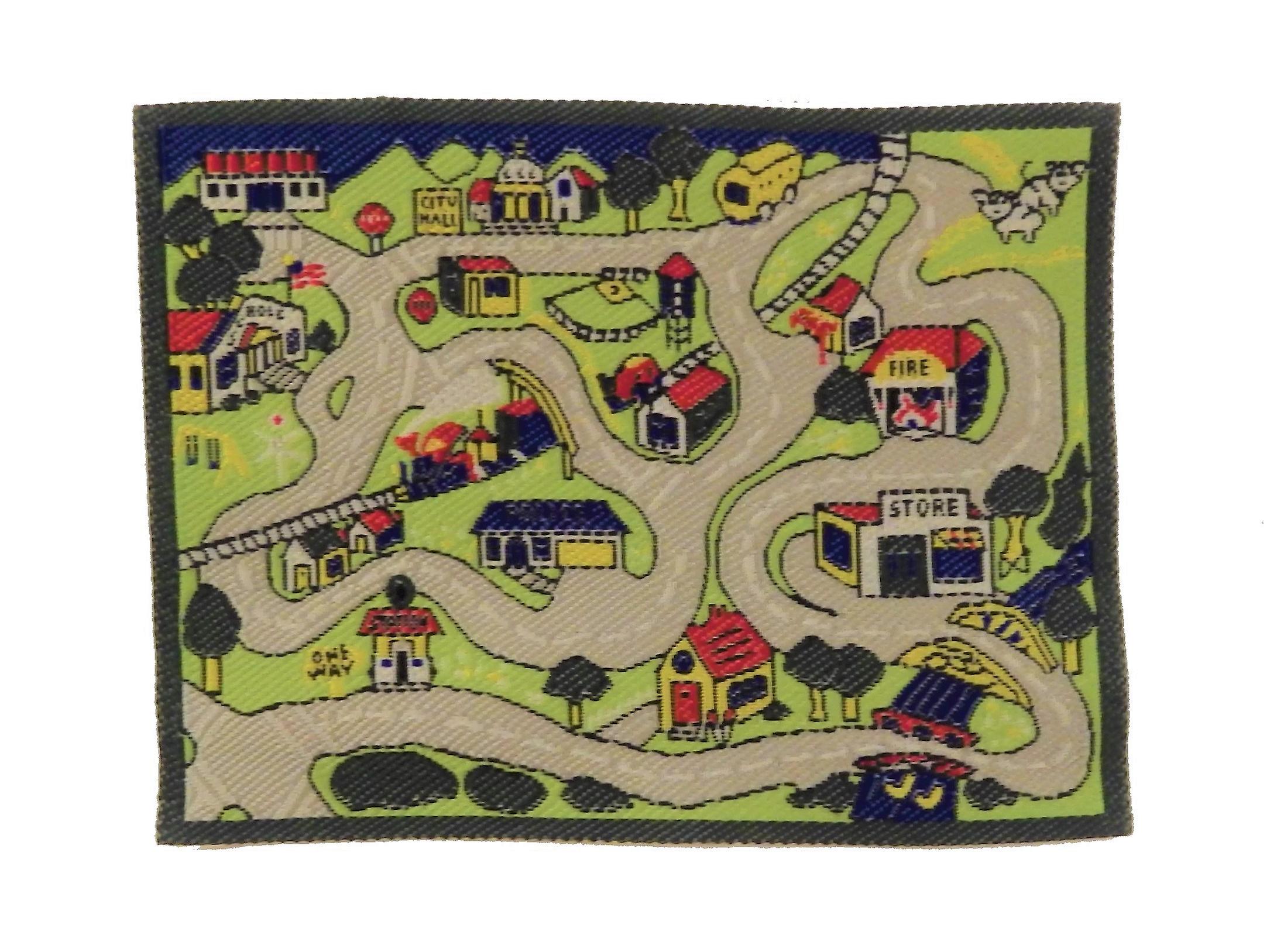 Dolls House Car Rug Mat Miniature Nursery Play Room Accessory 1:12