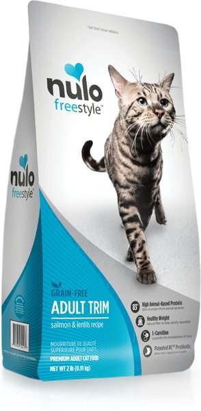 Nulo Freestyle Salmon and Lentils Recipe Grain-Free Adult Trim Dry Cat Food