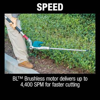 Makita 18V LXT Lithium-Ion Brushless 20 in. Articulating Pole Hedge Trimmer Kit (5.0 Ah) XNU01T