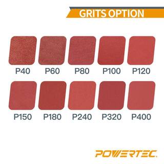 POWERTEC 12 in. x 18 in. 80-Grit Aluminum Oxide Sanding Belt (20-Pack) 401808