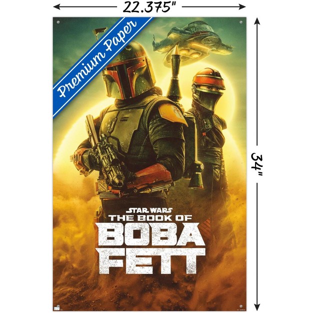 Trends International Star Wars The Book Of Boba Fett Key Art Unframed Wall Poster Prints