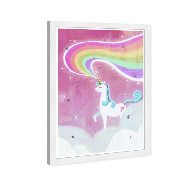 X 21 quot Unicorn Light Fantasy And Sci fi Framed Art Print Wynwood Studio