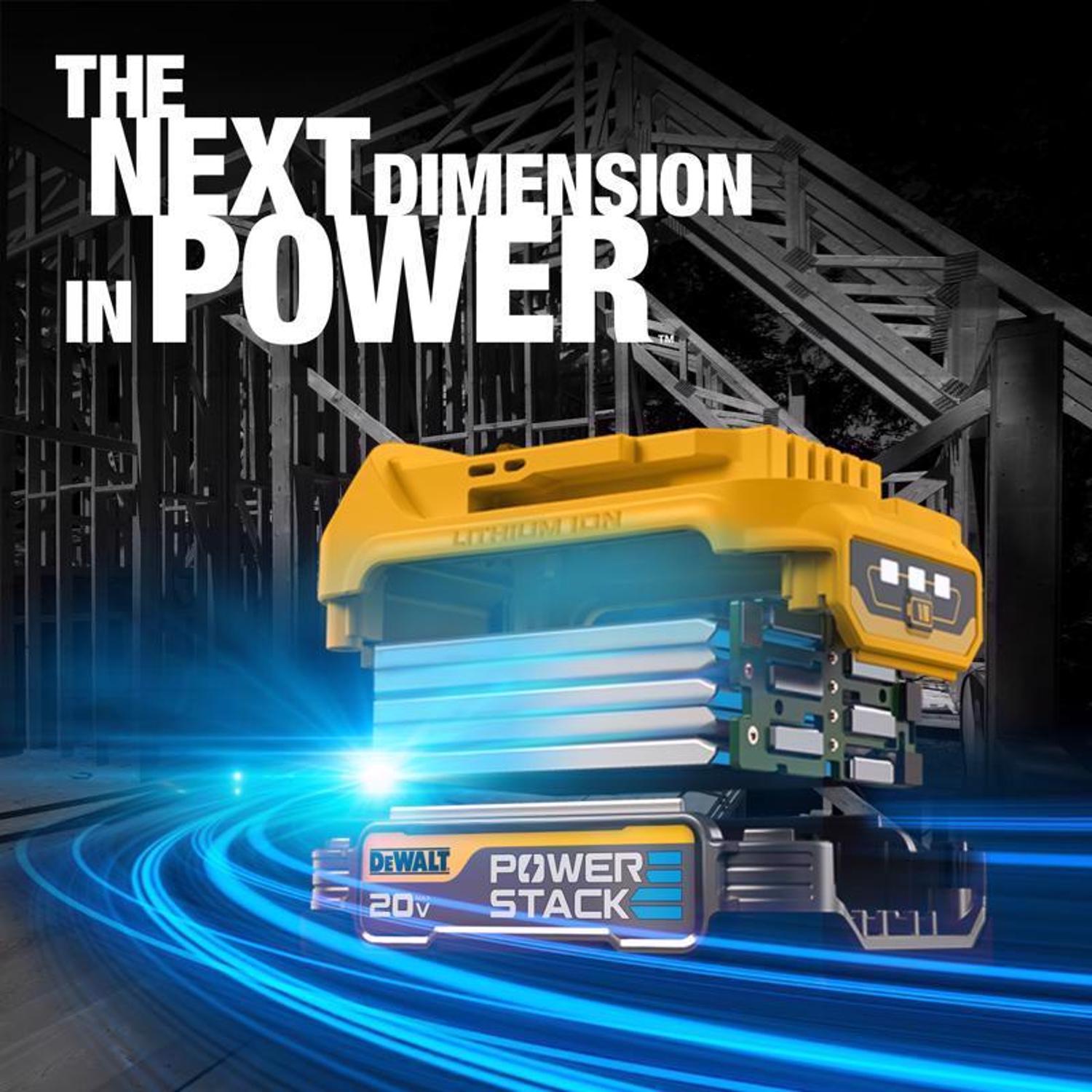 DW 20V MAX with POWERSTACK 1/4 in. Cordless Brushless Impact Driver Kit (Battery \u0026 Charger)