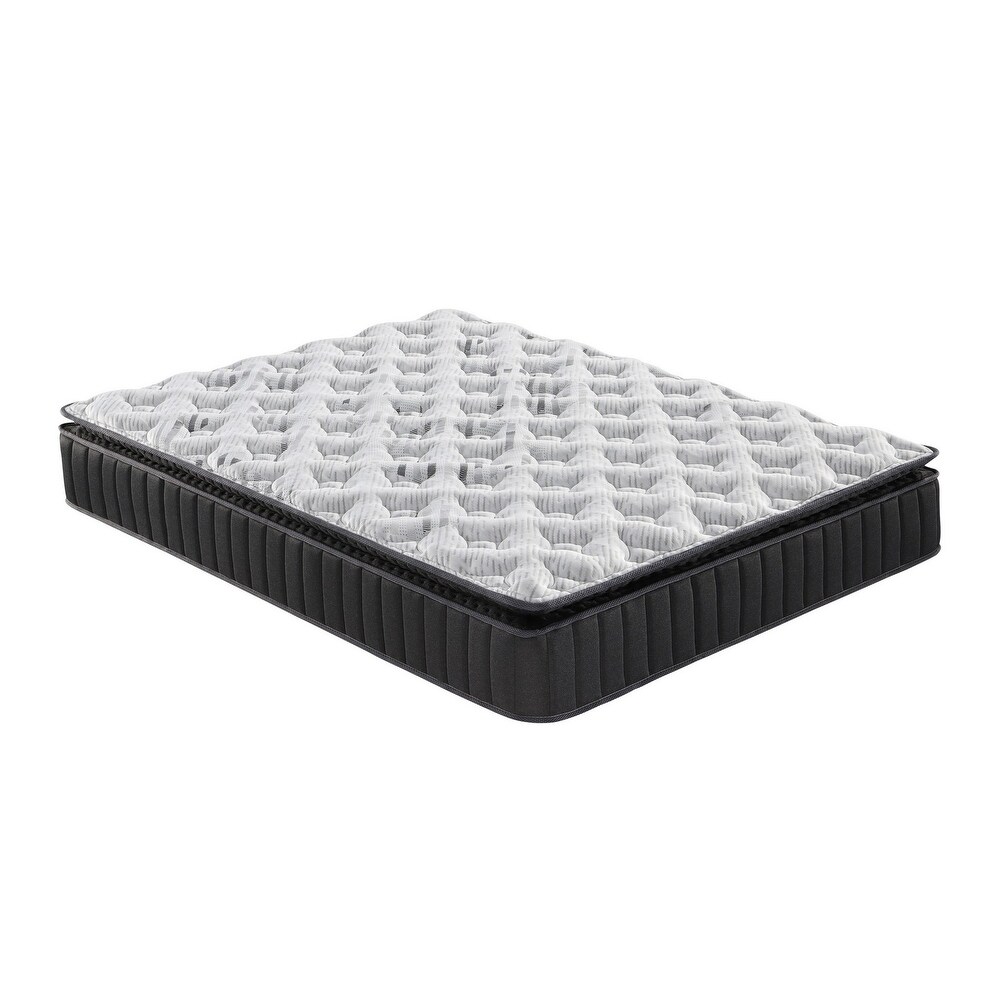 Pal 12 Inch Twin Hybrid Gel Mattress  Pocket Coil  Soft Knitted Cover