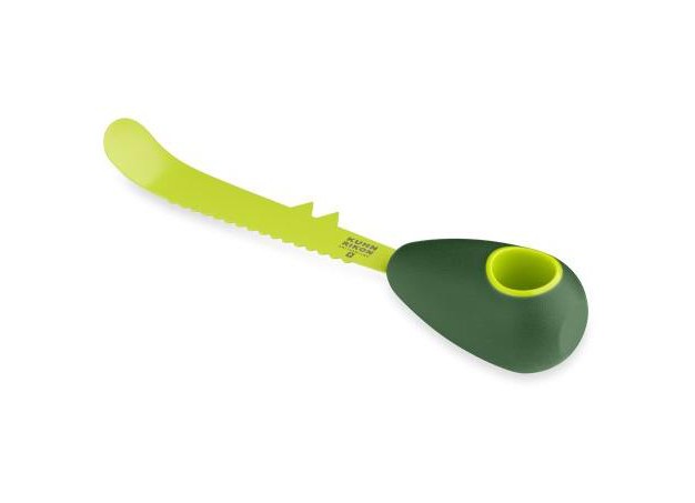 Kuhn Rikon 3 in 1 Avocado Knife With Non stick Coating Green