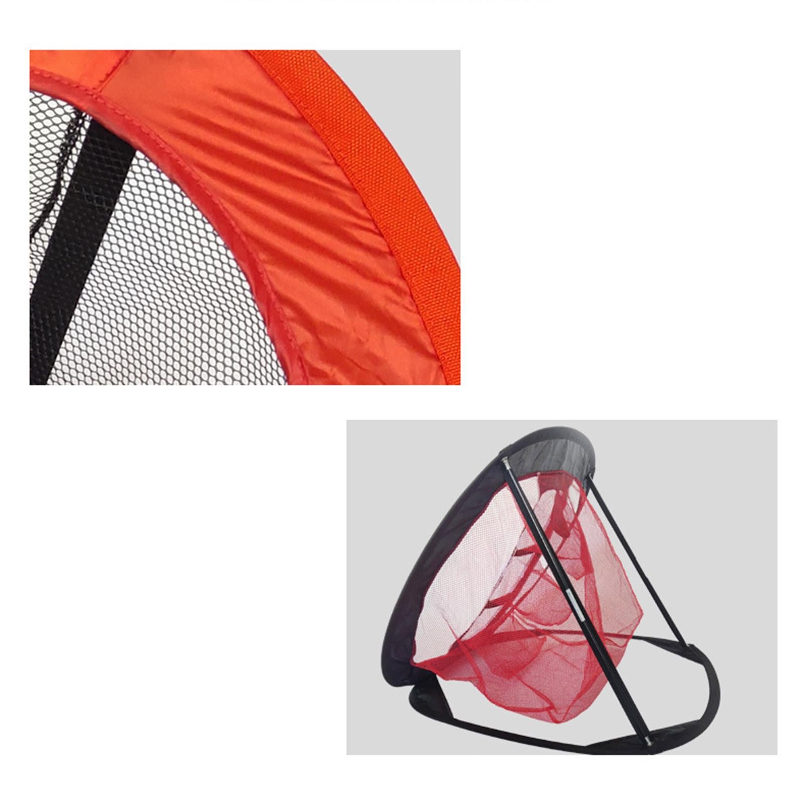 Golf Chipping Target Net indoor and outdoor Cage for Swing Practice Red