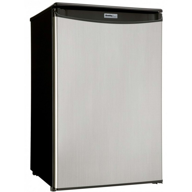 Danby Dar044a4bsldd 4 4 Cu Ft Compact Fridge In Stainless Steel